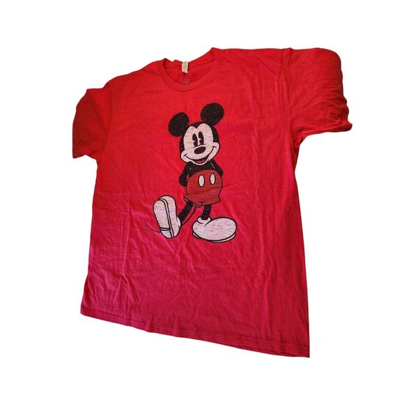 Disney Mickey Mouse Red T-Shirt XL - Picture 1 of 7